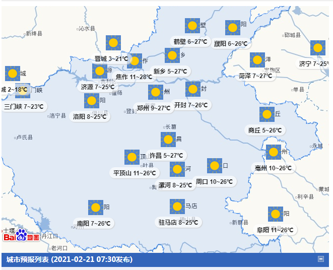 2月21号温度